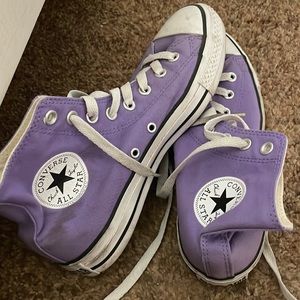 Purple Chuck Taylor All-Star High Tops - sz 9 women/ 7 men